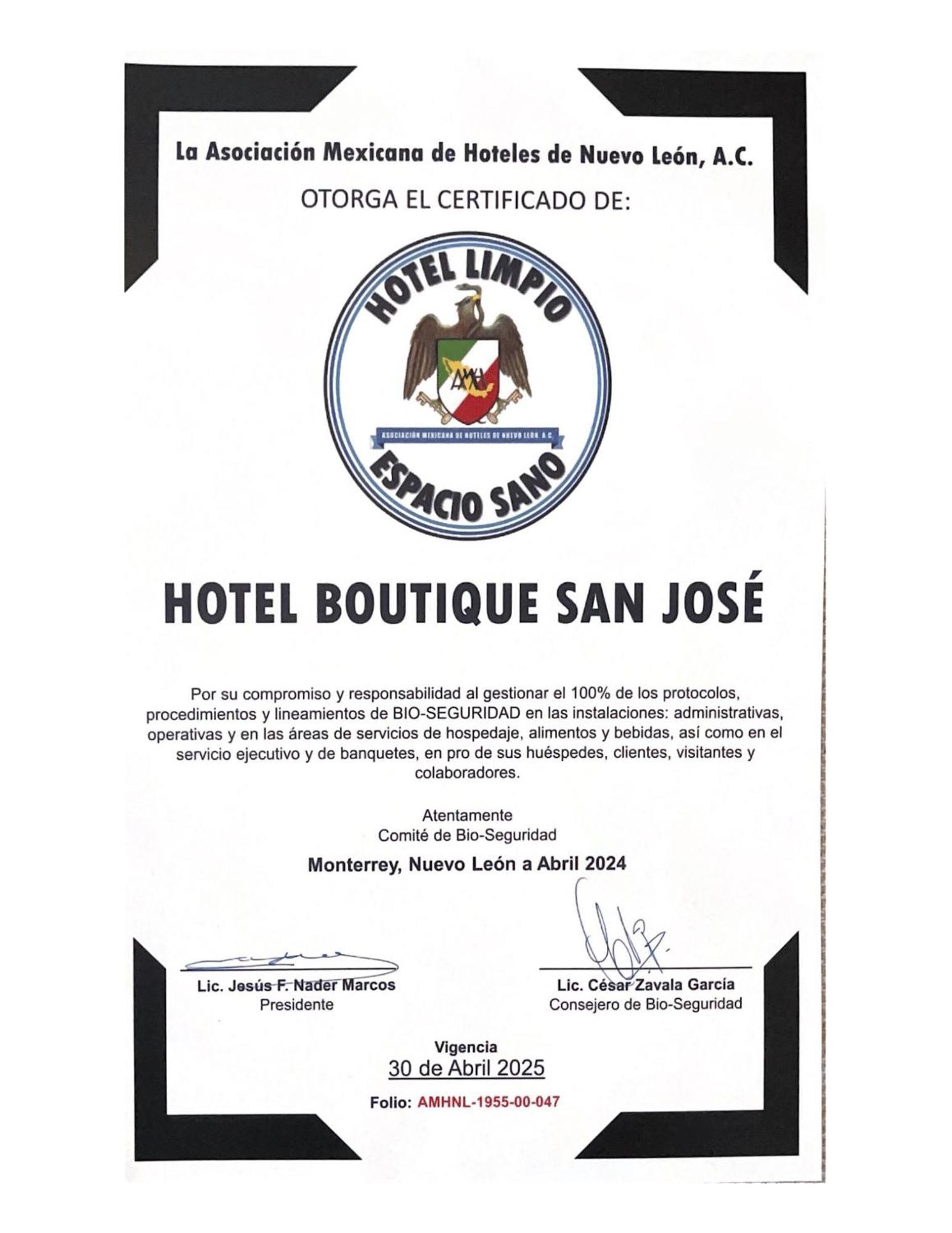 San Jose Suites Boutique Linares Buitenkant foto